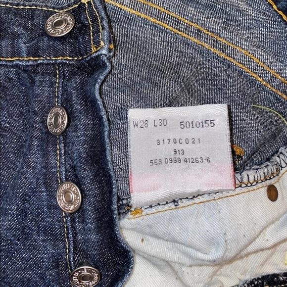 VERY RARE HTF Vintage Levi’s 501 Jeans w/ Buckle - Picture 12 of 15